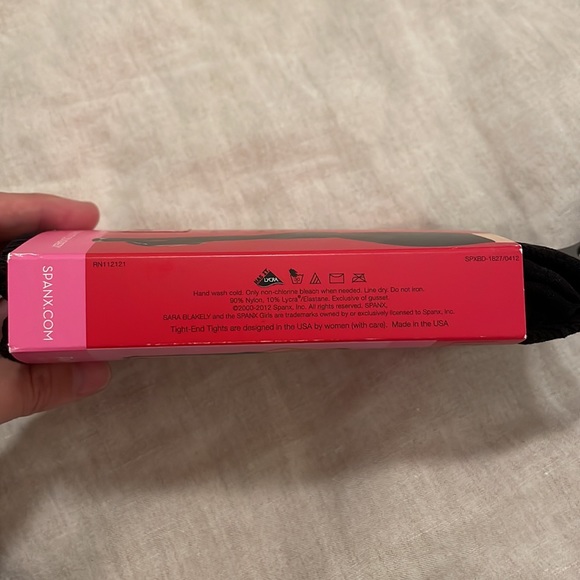 SPANX, Tight-End Tights, Patterned-Coil Stripe, Black, size B, NEW! NEW! NEW!!!! - Picture 6 of 8